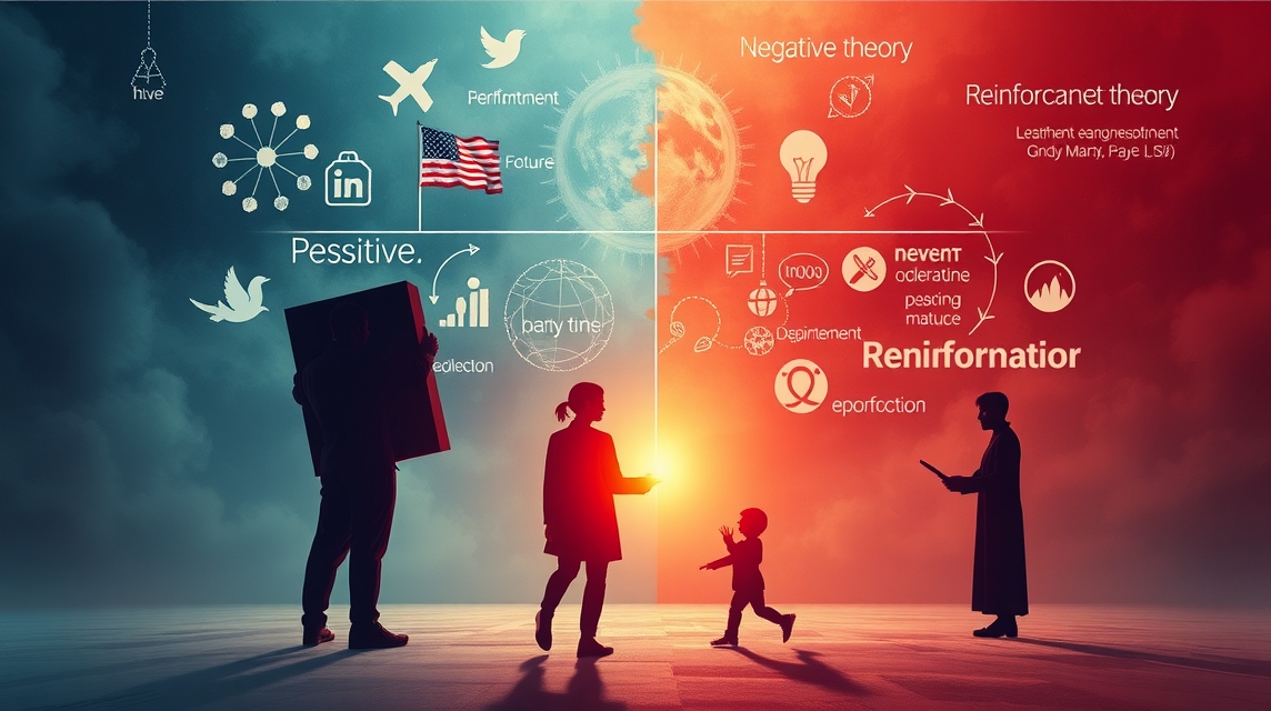 Rodina s dieťaťom a dospelými, symbolizujúcimi rôzne teórie a prístupy k životu.