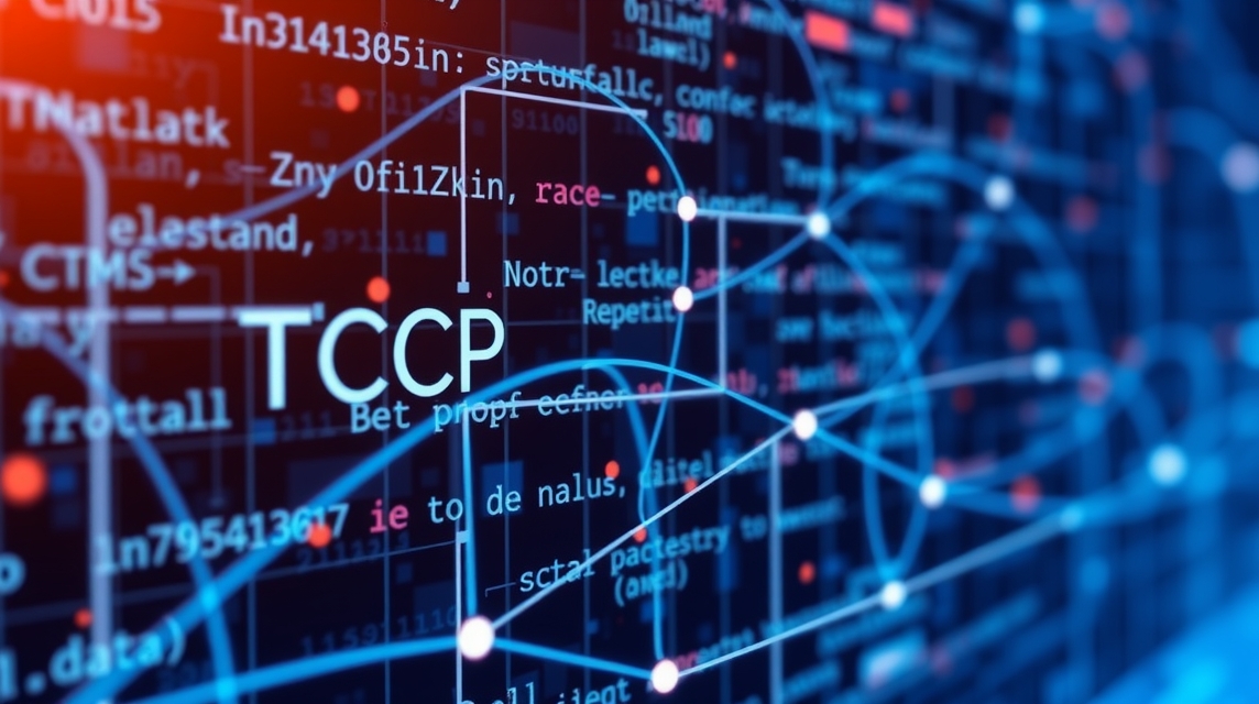 Zobrazenie digitálnych údajov s textom a grafmi, vrátane slova TCCP.