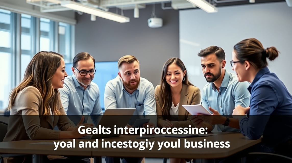 Skupina šiestich profesionálov diskutuje o projektoch v modernom kancelárskom prostredí.