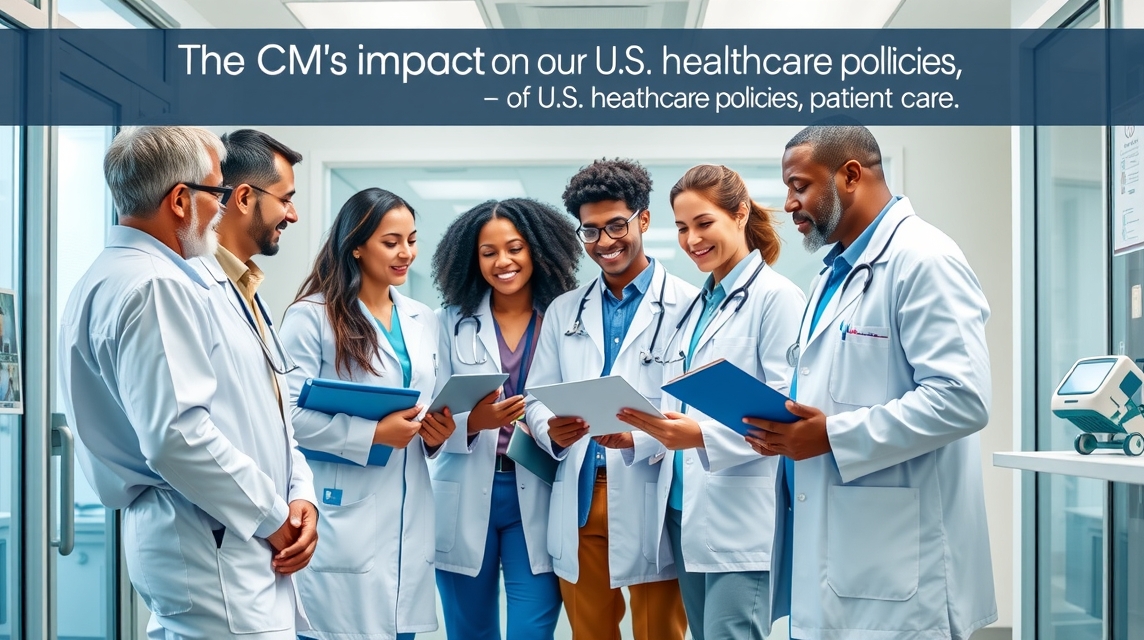 Skupina lekárov diskutuje o zdravotnej starostlivosti v USA v nemocnici.